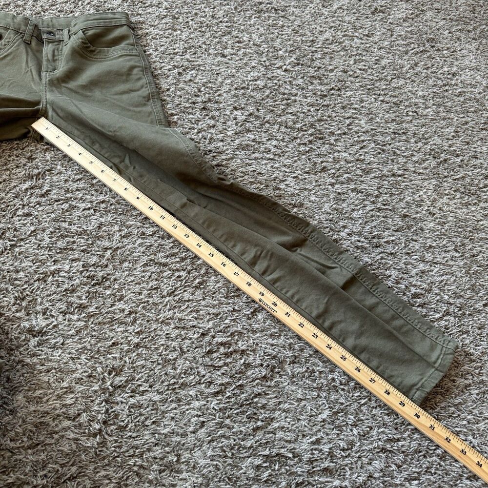 Kuhl Kontour Skinny Jeans Olive Green Women's 4 Reg Hiking Outdoors Tie Waist - Picture 13 of 13